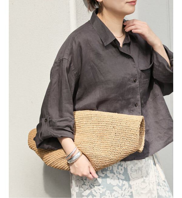 JOURNAL STANDARD「《予約》リネンレギュラーロールアップシャツ」|シャツ・ブラウス|