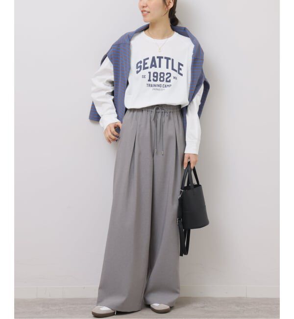 JOURNAL STANDARD relume「《追加》ラグランスリーブカレッジロングスリーブTEE」|Tシャツ・カットソー|