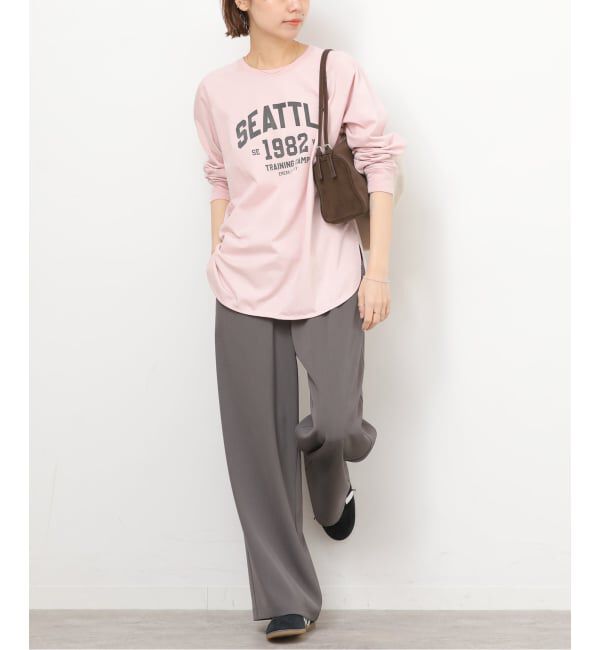 JOURNAL STANDARD relume「《追加》ラグランスリーブカレッジロングスリーブTEE」|Tシャツ・カットソー|