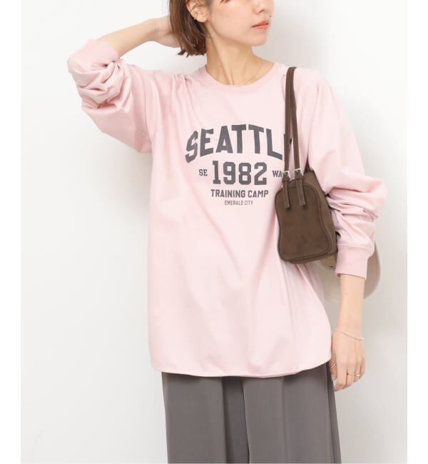 JOURNAL STANDARD relume「《追加》ラグランスリーブカレッジロングスリーブTEE」|Tシャツ・カットソー|