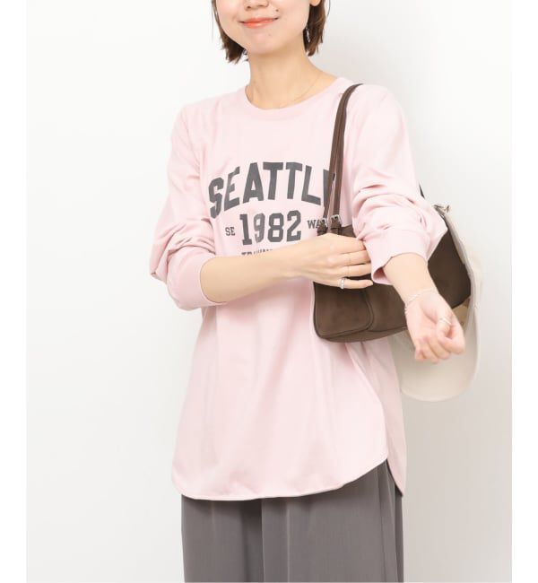 JOURNAL STANDARD relume「《追加》ラグランスリーブカレッジロングスリーブTEE」|Tシャツ・カットソー|