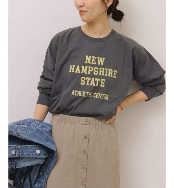 JOURNAL STANDARD relume「《追加》ラグランスリーブカレッジロングスリーブTEE」|Tシャツ・カットソー|