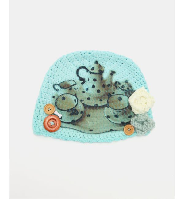 Oriens JOURNAL STANDARD「【HOLECO/ホレコ】 Tabi crocheted beanie（BYE HATER）」|ニット帽|その他カラー K