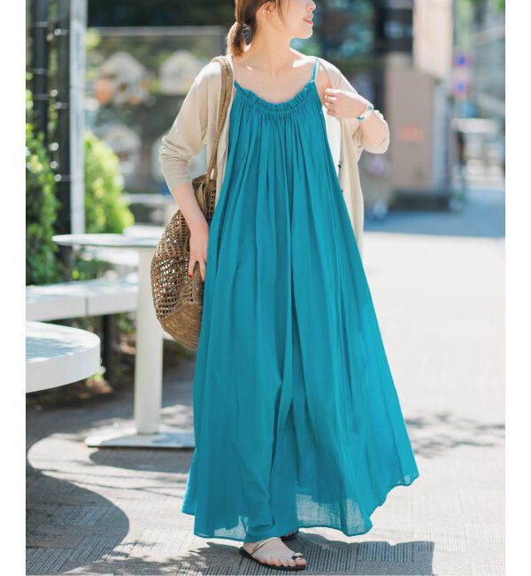 Spick and Span「HYU ギャザーワンピース」|ワンピース|