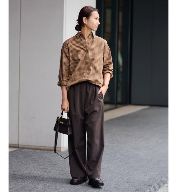 FRAMeWORK「ミニチェックレギュラーシャツ」|シャツ・ブラウス|