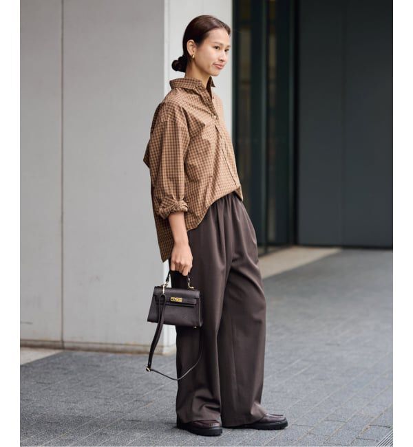 FRAMeWORK「ミニチェックレギュラーシャツ」|シャツ・ブラウス|