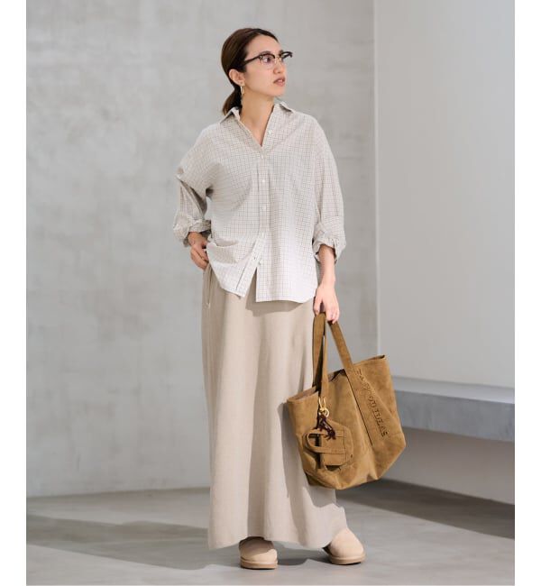 FRAMeWORK「ミニチェックレギュラーシャツ」|シャツ・ブラウス|