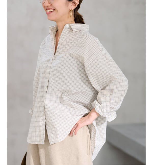 FRAMeWORK「ミニチェックレギュラーシャツ」|シャツ・ブラウス|