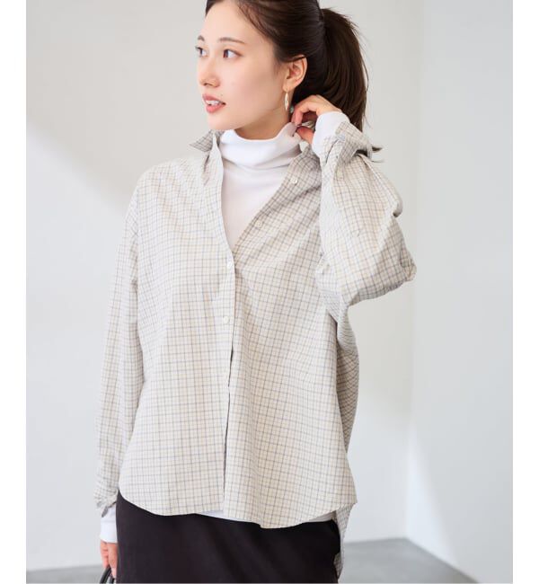 FRAMeWORK「ミニチェックレギュラーシャツ」|シャツ・ブラウス|