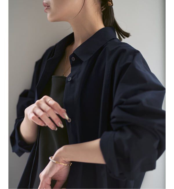 NOBLE「エフォートレスコットンニュアンスシャツ」|シャツ・ブラウス|