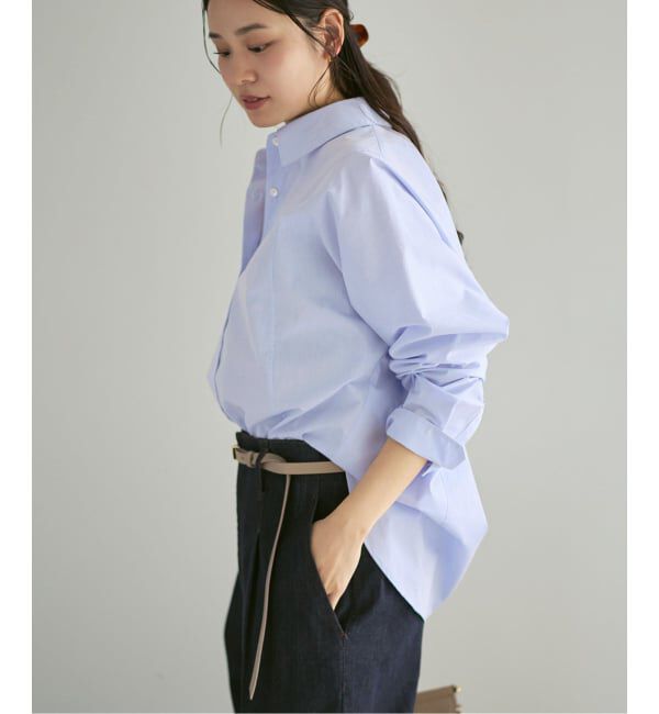 NOBLE「エフォートレスコットンニュアンスシャツ」|シャツ・ブラウス|