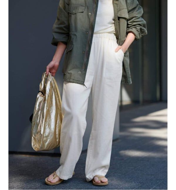 FRAMeWORK「≪WEB限定 / 追加予約≫レーヨンリネンツイルドロストパンツ」|その他|