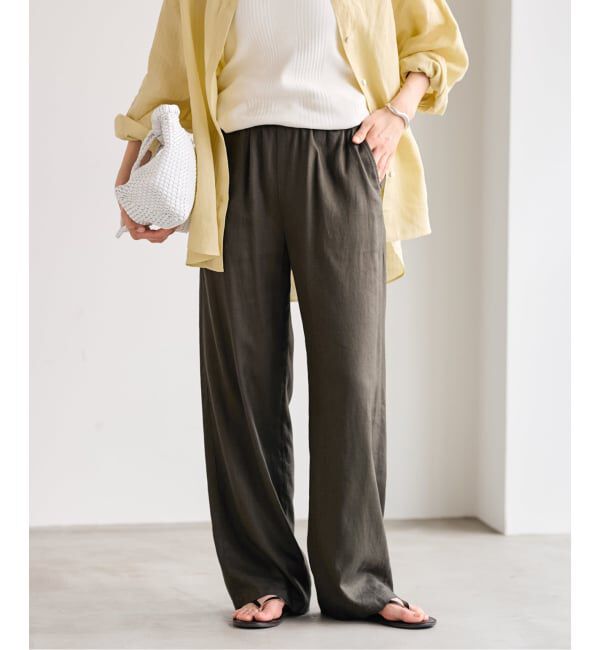 FRAMeWORK「≪WEB限定 / 追加予約≫レーヨンリネンツイルドロストパンツ」|その他|