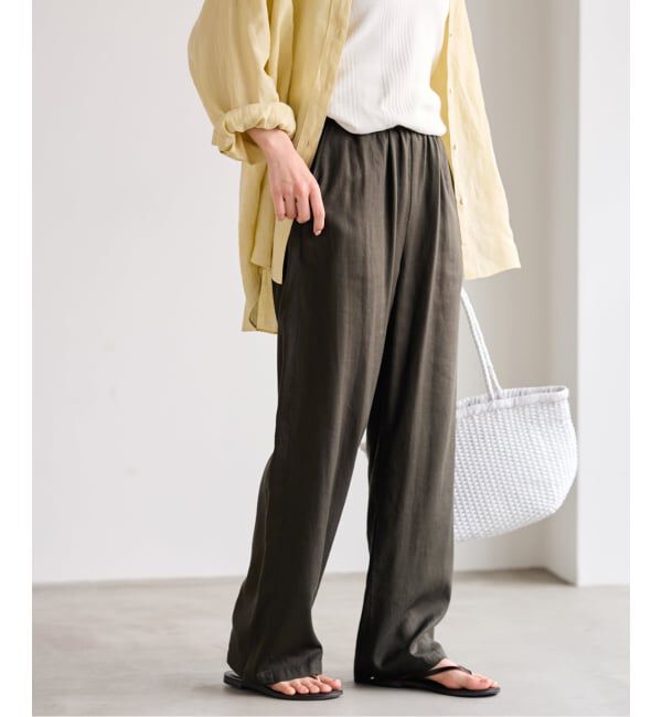 FRAMeWORK「≪WEB限定 / 追加予約≫レーヨンリネンツイルドロストパンツ」|その他|