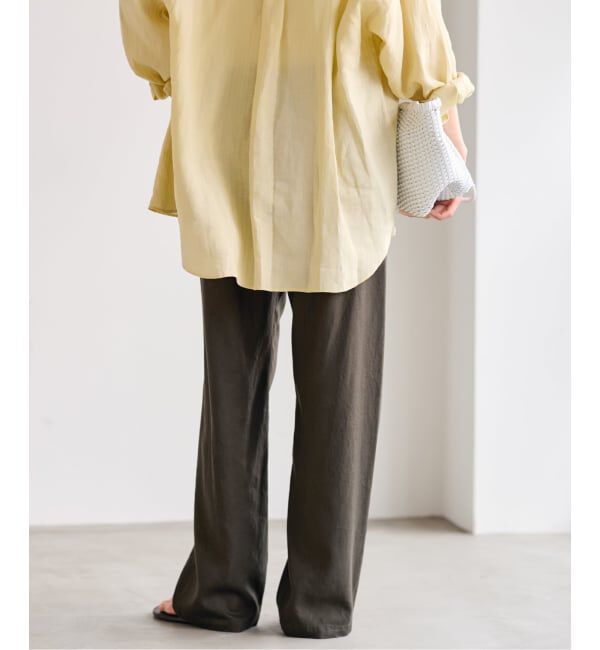 FRAMeWORK「≪WEB限定 / 追加予約≫レーヨンリネンツイルドロストパンツ」|その他|