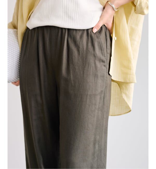 FRAMeWORK「≪WEB限定 / 追加予約≫レーヨンリネンツイルドロストパンツ」|その他|