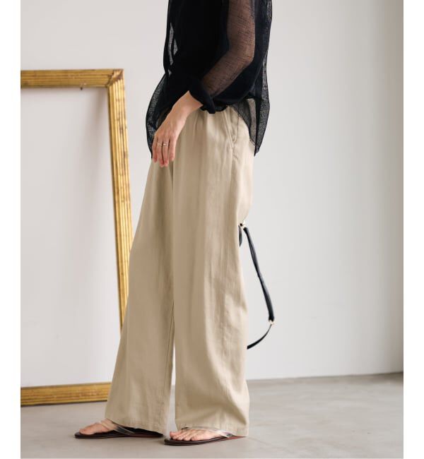FRAMeWORK「≪WEB限定 / 追加予約≫レーヨンリネンツイルドロストパンツ」|その他|
