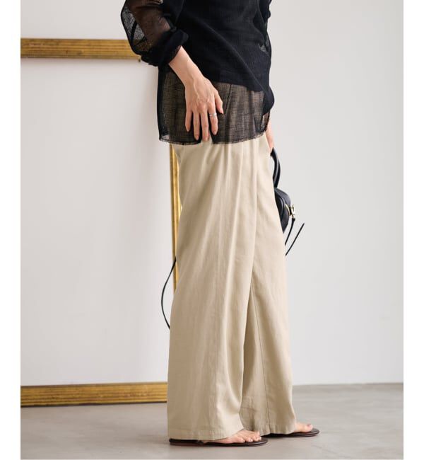 FRAMeWORK「≪WEB限定 / 追加予約≫レーヨンリネンツイルドロストパンツ」|その他|