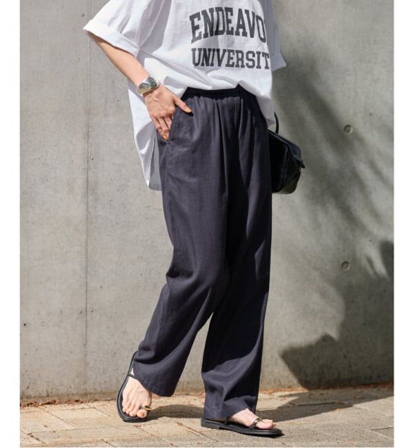 FRAMeWORK「≪WEB限定 / 追加予約≫レーヨンリネンツイルドロストパンツ」|その他|