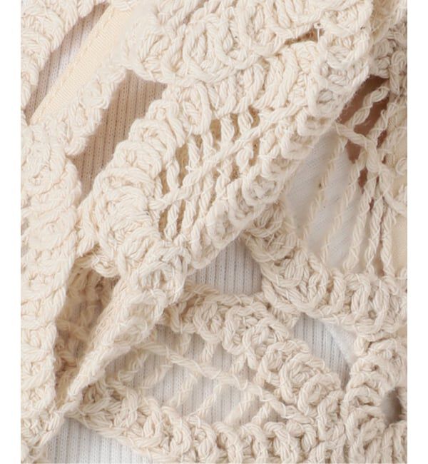 FRAMeWORK「≪追加予約≫コットンレースエンブロイダリーVEST」|ダウンベスト・ベスト|