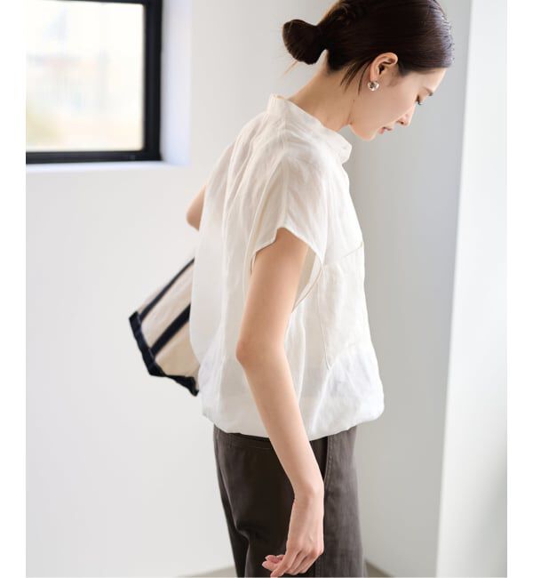 FRAMeWORK「≪一部カラーWEB限定 / 追加予約≫キャップスリーブドロストシャツ」|シャツ・ブラウス|