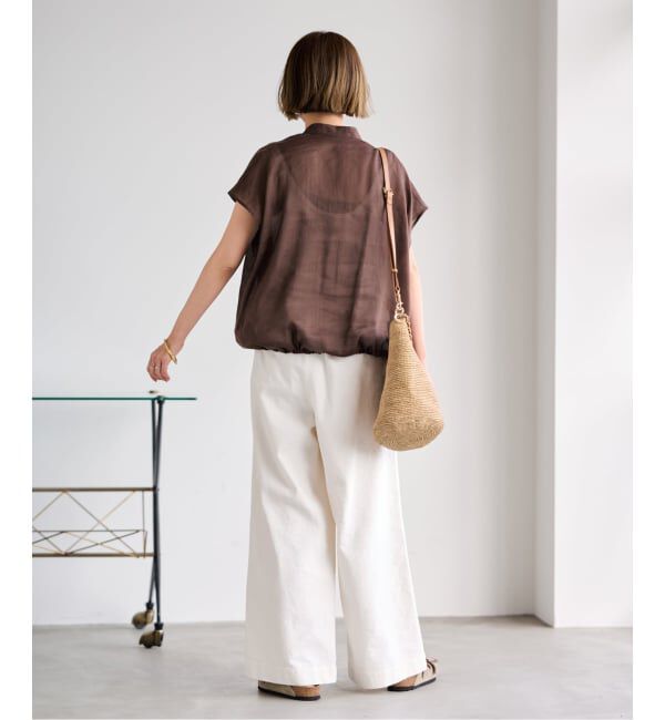 FRAMeWORK「≪一部カラーWEB限定 / 追加予約≫キャップスリーブドロストシャツ」|シャツ・ブラウス|