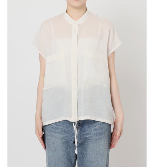 FRAMeWORK「≪一部カラーWEB限定 / 追加予約≫キャップスリーブドロストシャツ」|シャツ・ブラウス|