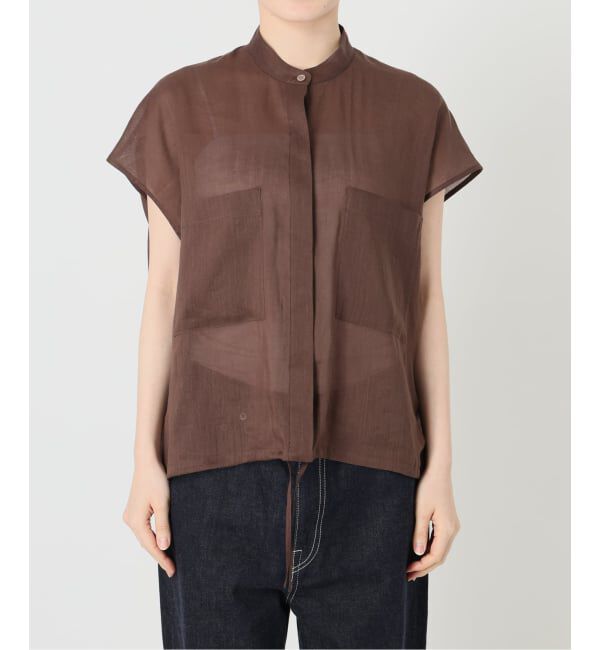 FRAMeWORK「≪一部カラーWEB限定 / 追加予約≫キャップスリーブドロストシャツ」|シャツ・ブラウス|