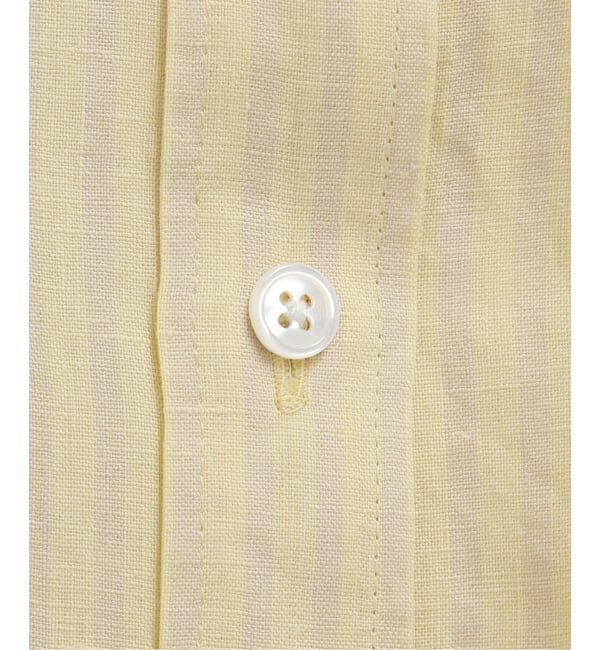 FRAMeWORK「≪一部カラーWEB限定 / 追加予約≫ライトフレンチリネンストライプ&チェックシャツ」|シャツ・ブラウス|