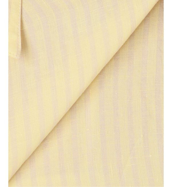 FRAMeWORK「≪一部カラーWEB限定 / 追加予約≫ライトフレンチリネンストライプ&チェックシャツ」|シャツ・ブラウス|