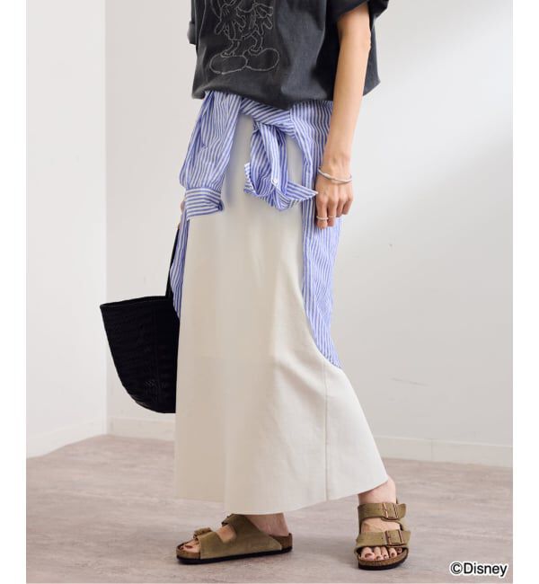 FRAMeWORK「≪追加予約≫フルニードルニットミディスカート」|スカート|