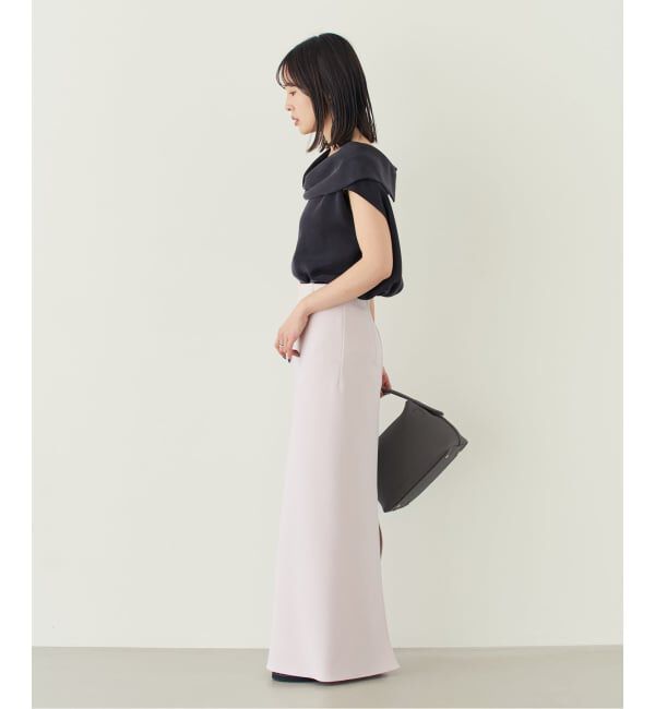 NOBLE「《追加予約・セットアップ対応》コンフォートジャージーライクタイトスカート」|スカート|