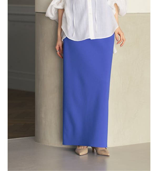 NOBLE「《追加予約・セットアップ対応》コンフォートジャージーライクタイトスカート」|スカート|