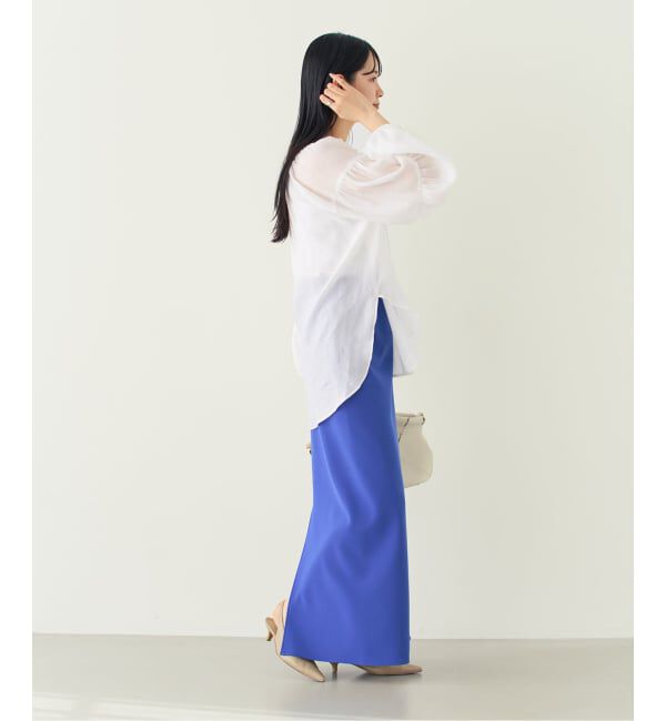 NOBLE「《追加予約・セットアップ対応》コンフォートジャージーライクタイトスカート」|スカート|