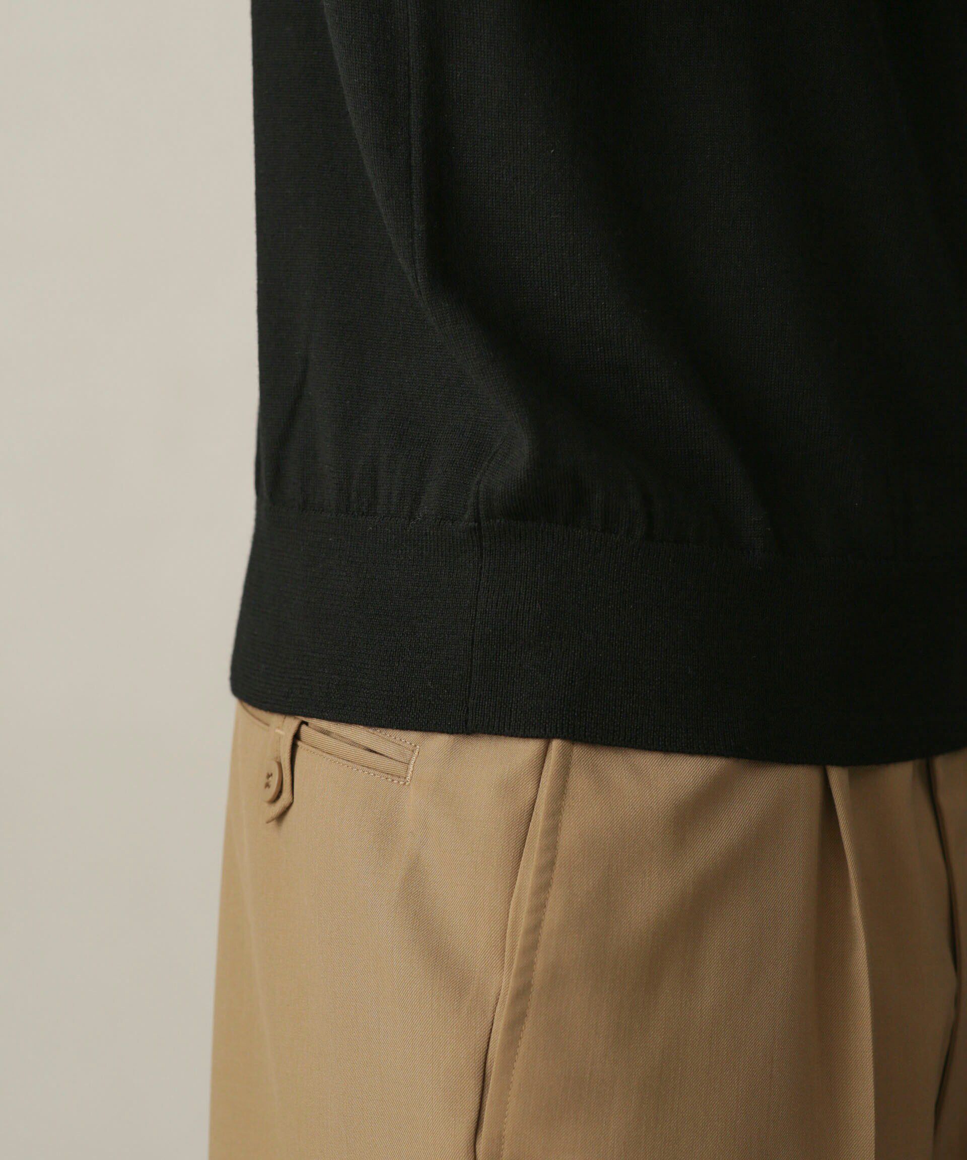 nano･universe「「毛玉レスニット」 ファインゲージモックネック」|ニット・セーター|