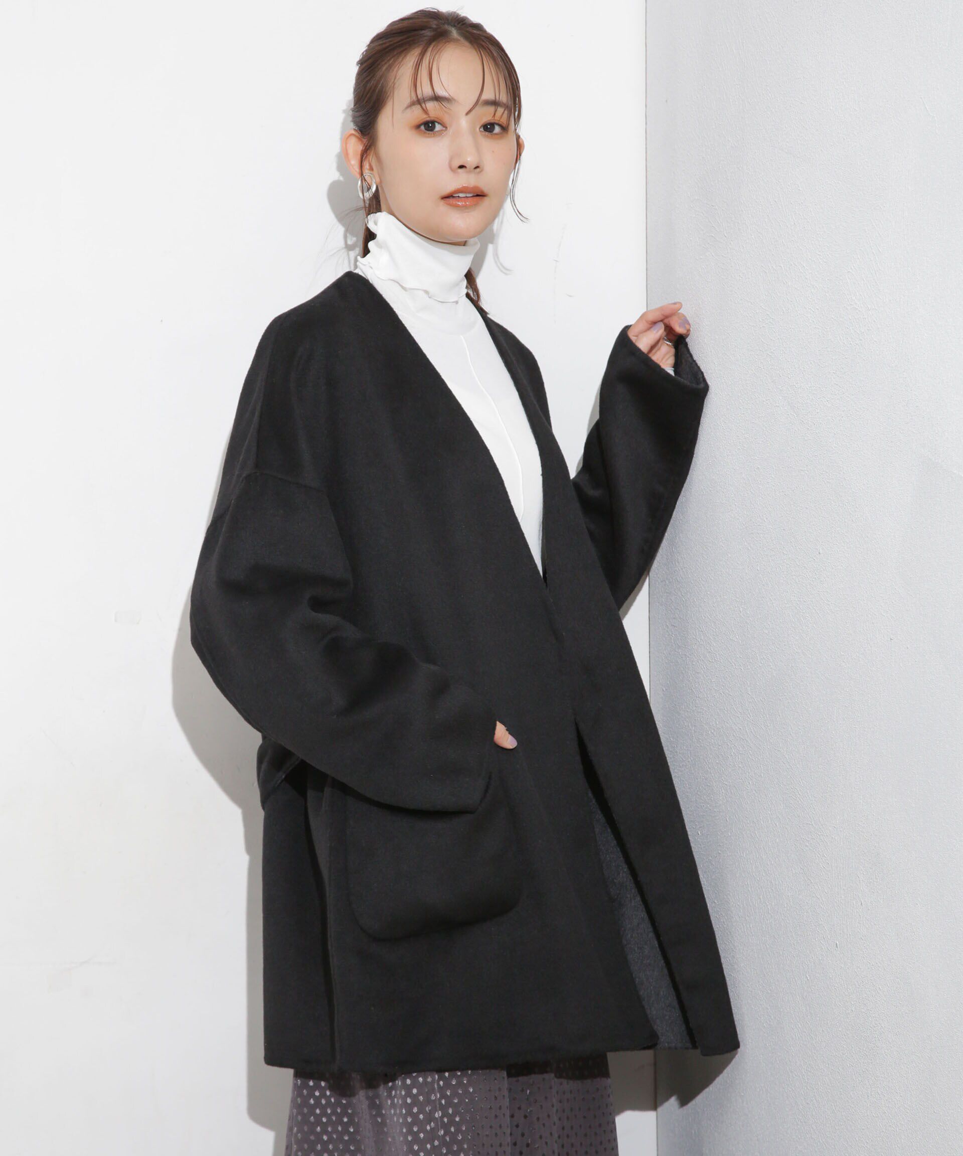 nano･universe「リバーガウンショートコート」|その他|