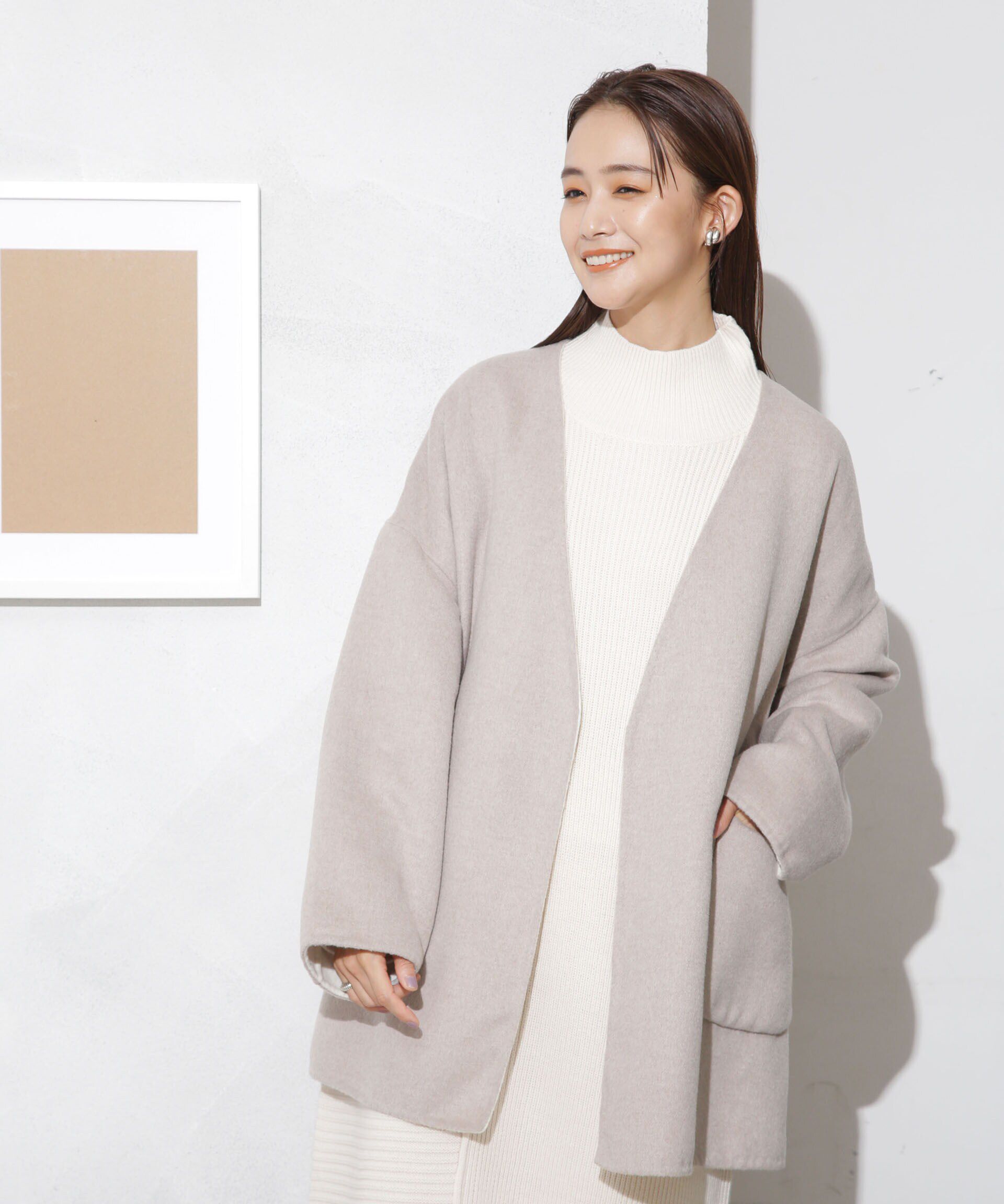 nano･universe「リバーガウンショートコート」|その他|