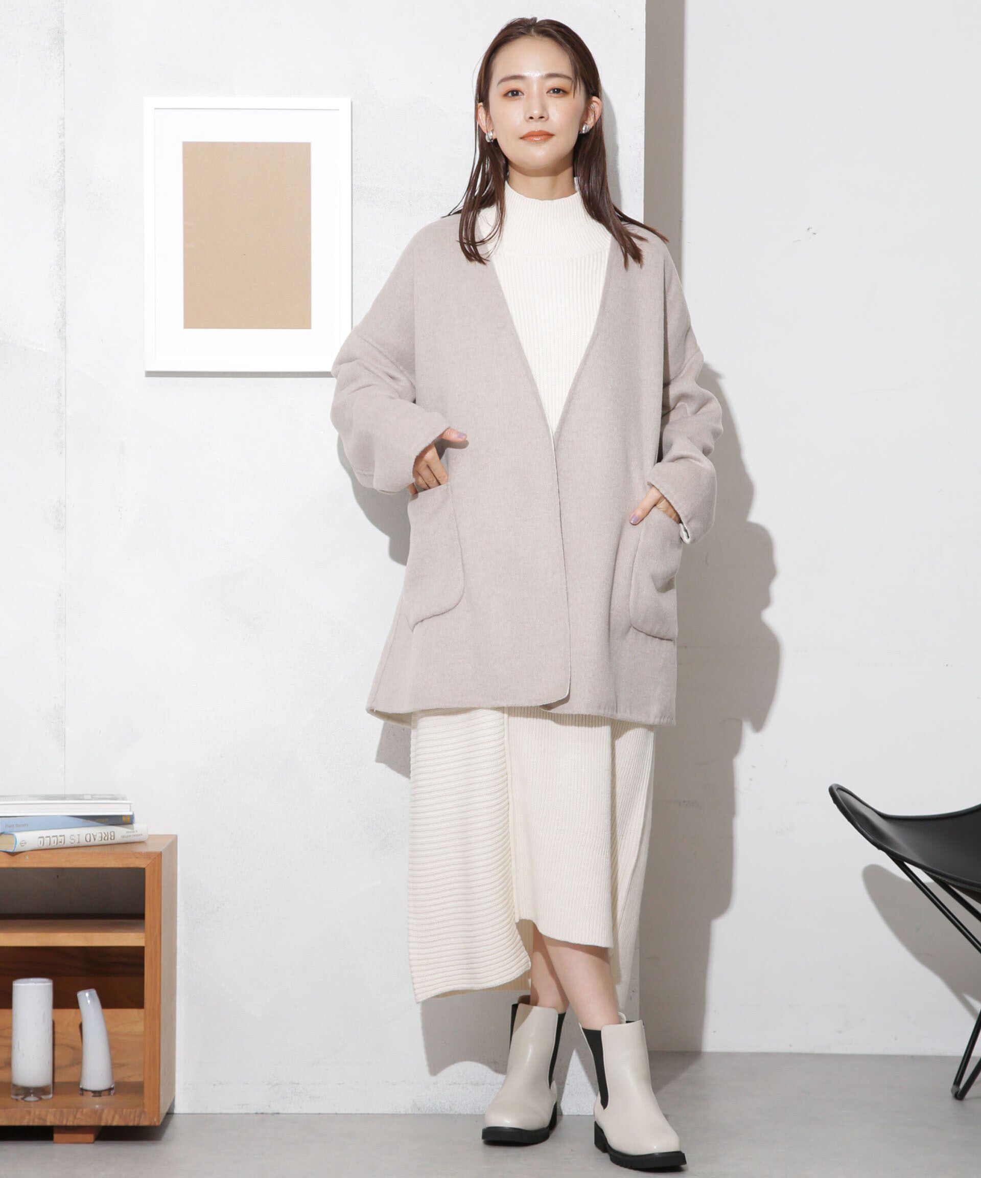 nano･universe「リバーガウンショートコート」|その他|