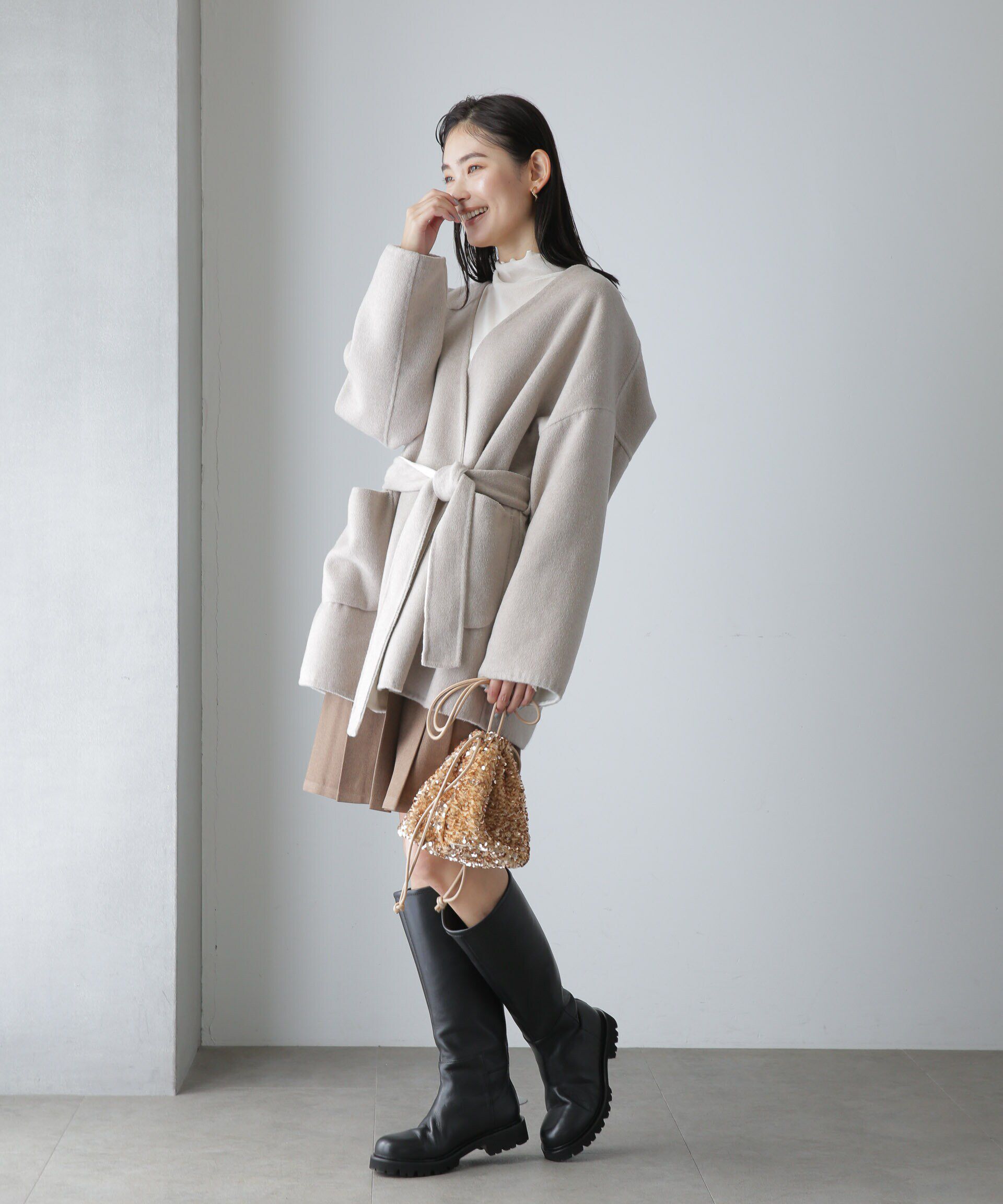 nano･universe「リバーガウンショートコート」|その他|