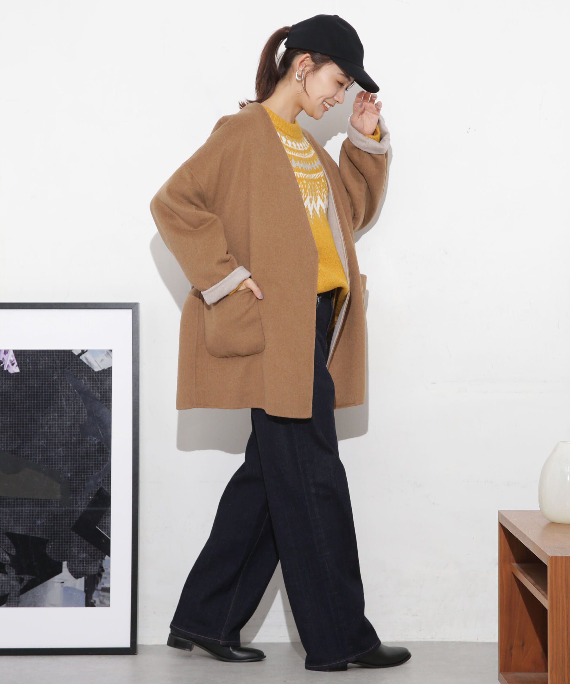 nano･universe「リバーガウンショートコート」|その他|