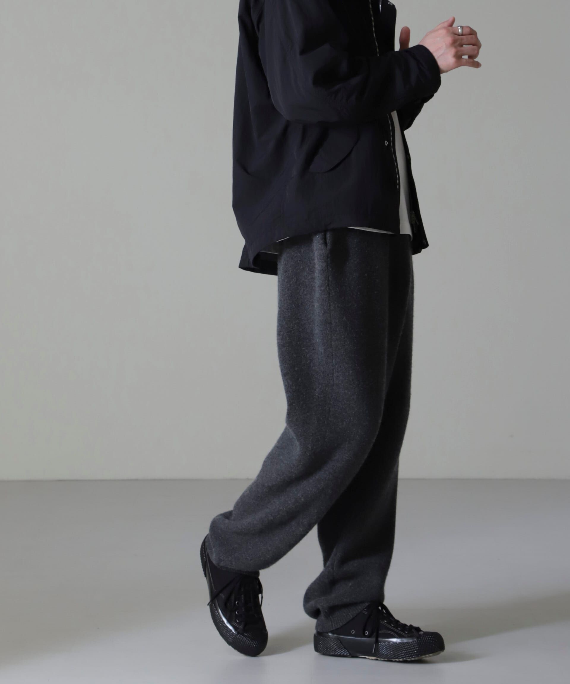 nano･universe「AQUA ウールカシミヤニットパンツ」|ニット・セーター|