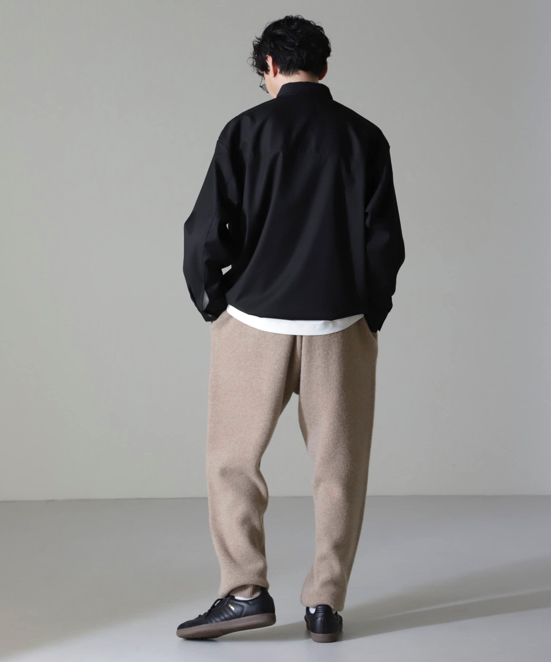 nano･universe「AQUA ウールカシミヤニットパンツ」|ニット・セーター|