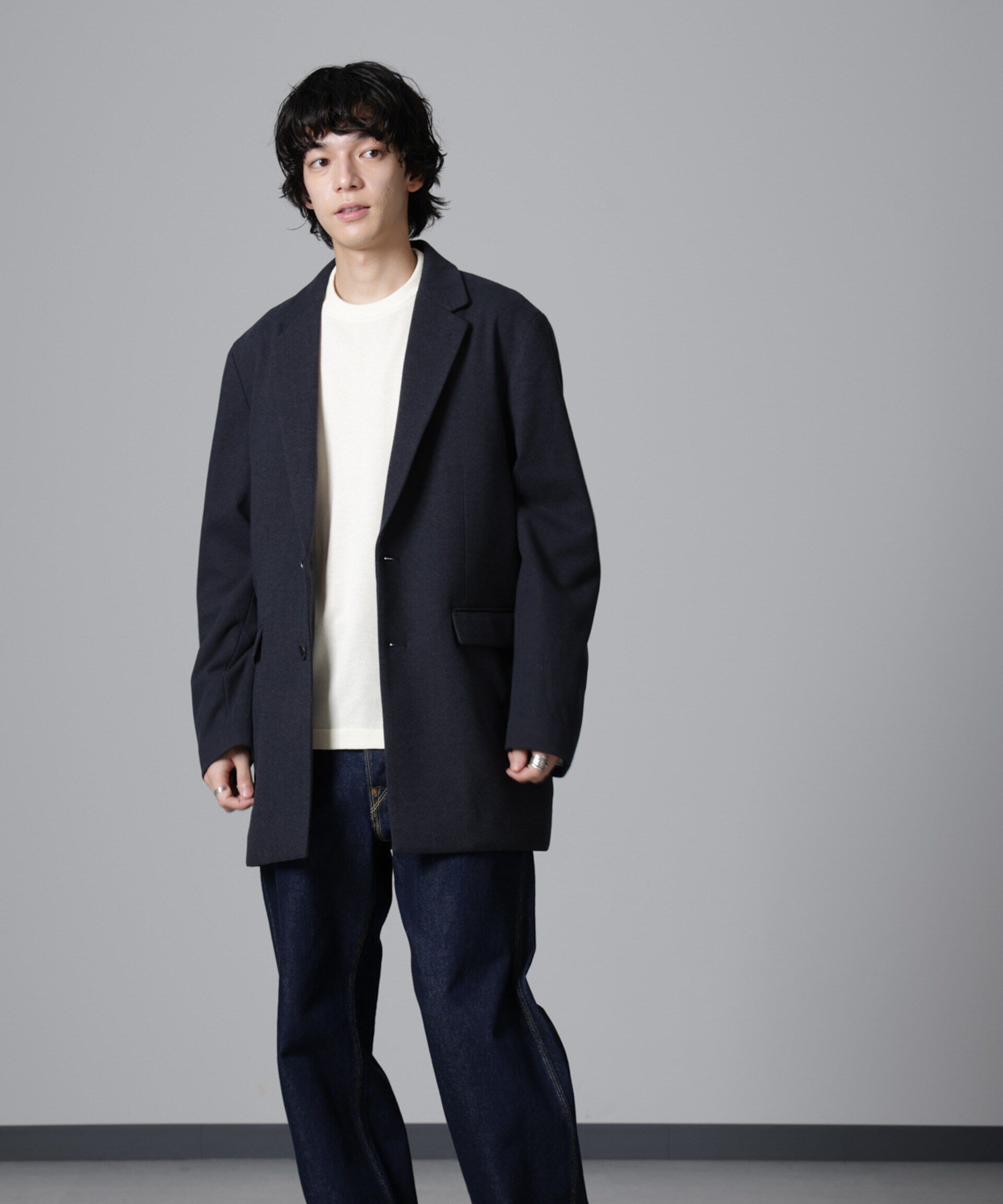 nano･universe「ツイードライク オーバージャケット」|その他|