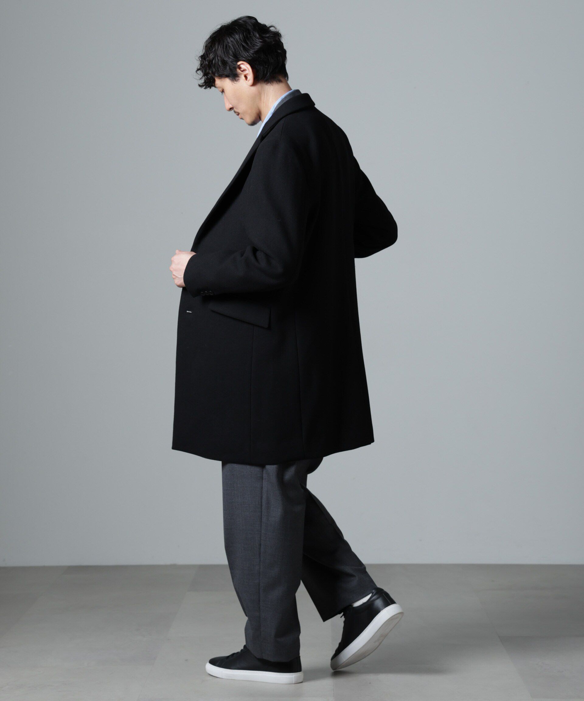 nano･universe「ウールブレンドメルトンチェスターコート」|その他|