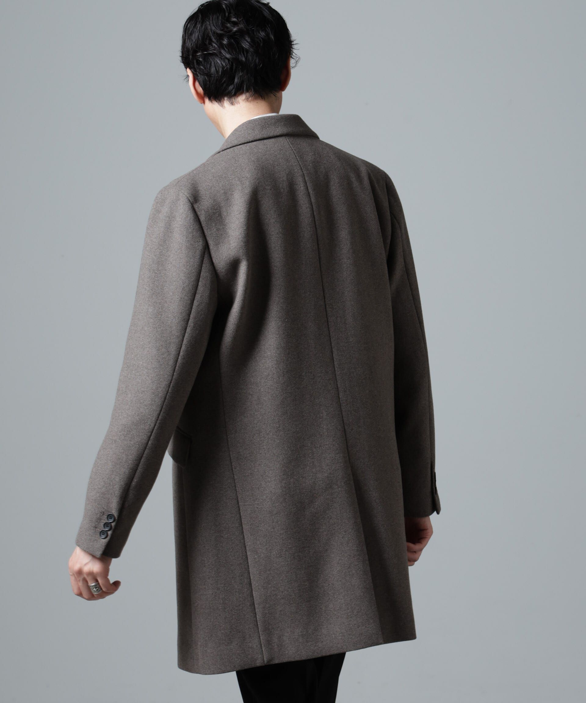 nano･universe「ウールブレンドメルトンチェスターコート」|その他|