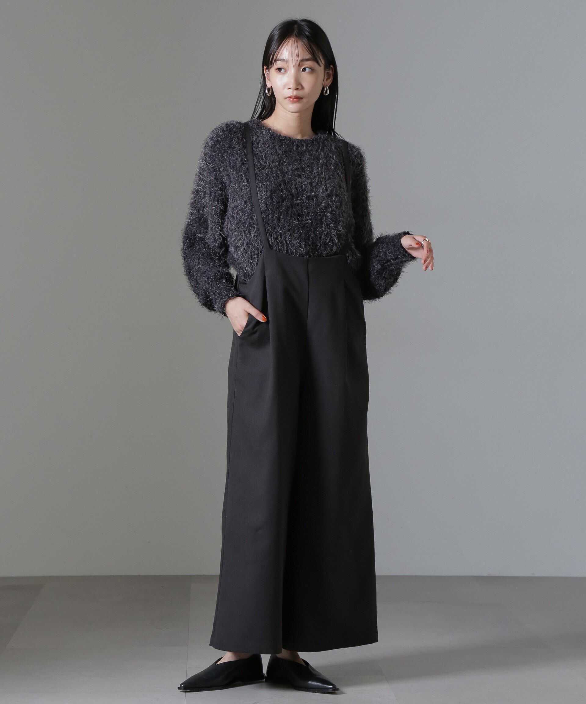 nano･universe「モールフェザークロップドニットトップス」|ニット・セーター|