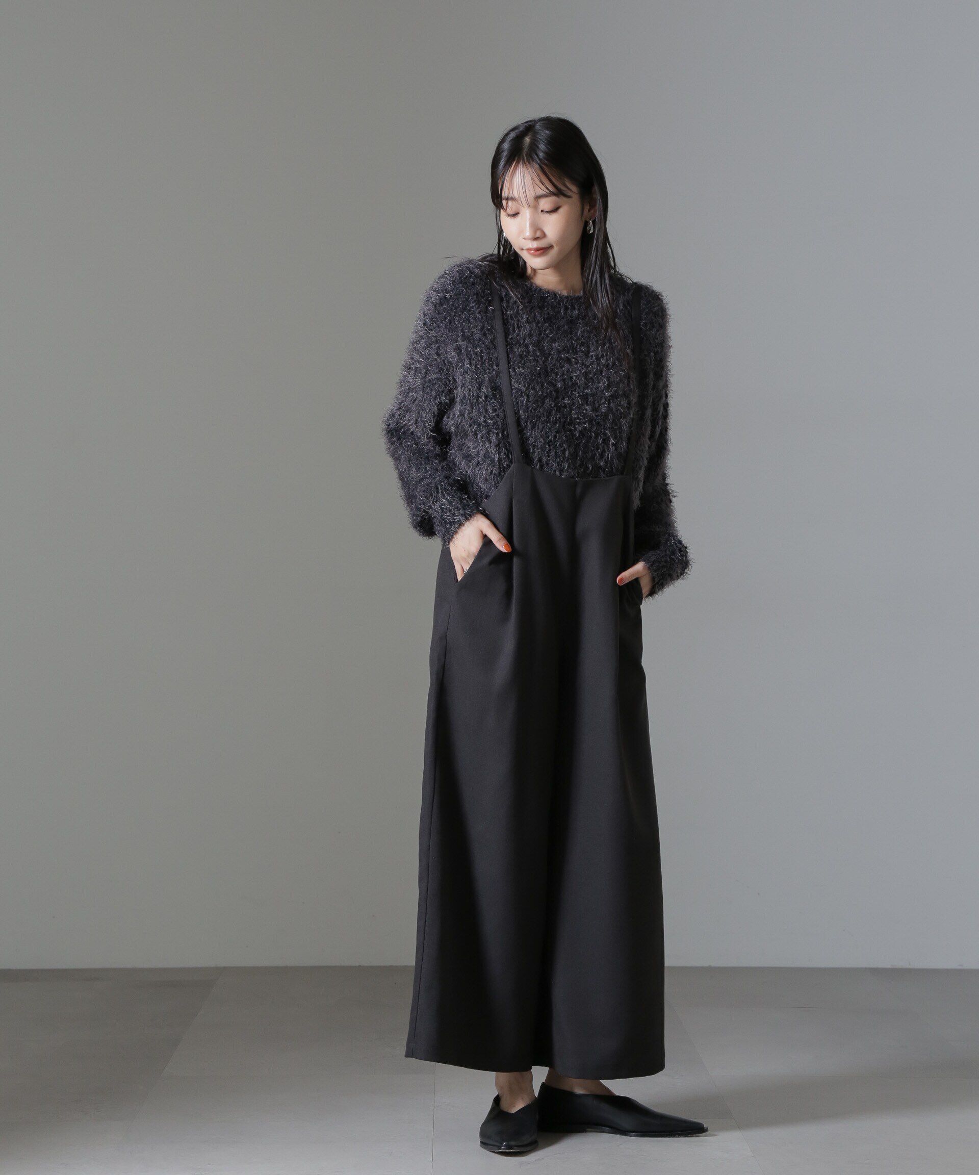 nano･universe「モールフェザークロップドニットトップス」|ニット・セーター|