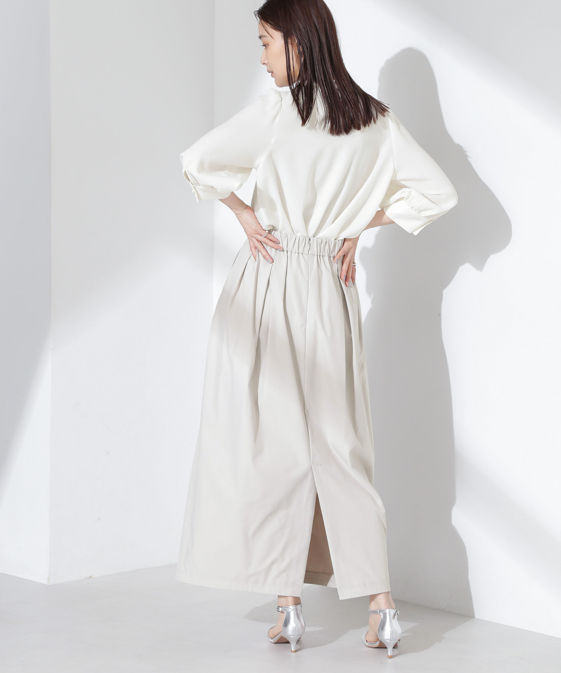 nano･universe「ボウタイ取り外し可2wayブラウス」|シャツ・ブラウス|