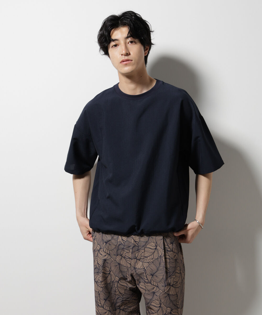 nano･universe「セオアルファ プルオーバーシャツ」|シャツ・ブラウス|ネイビー