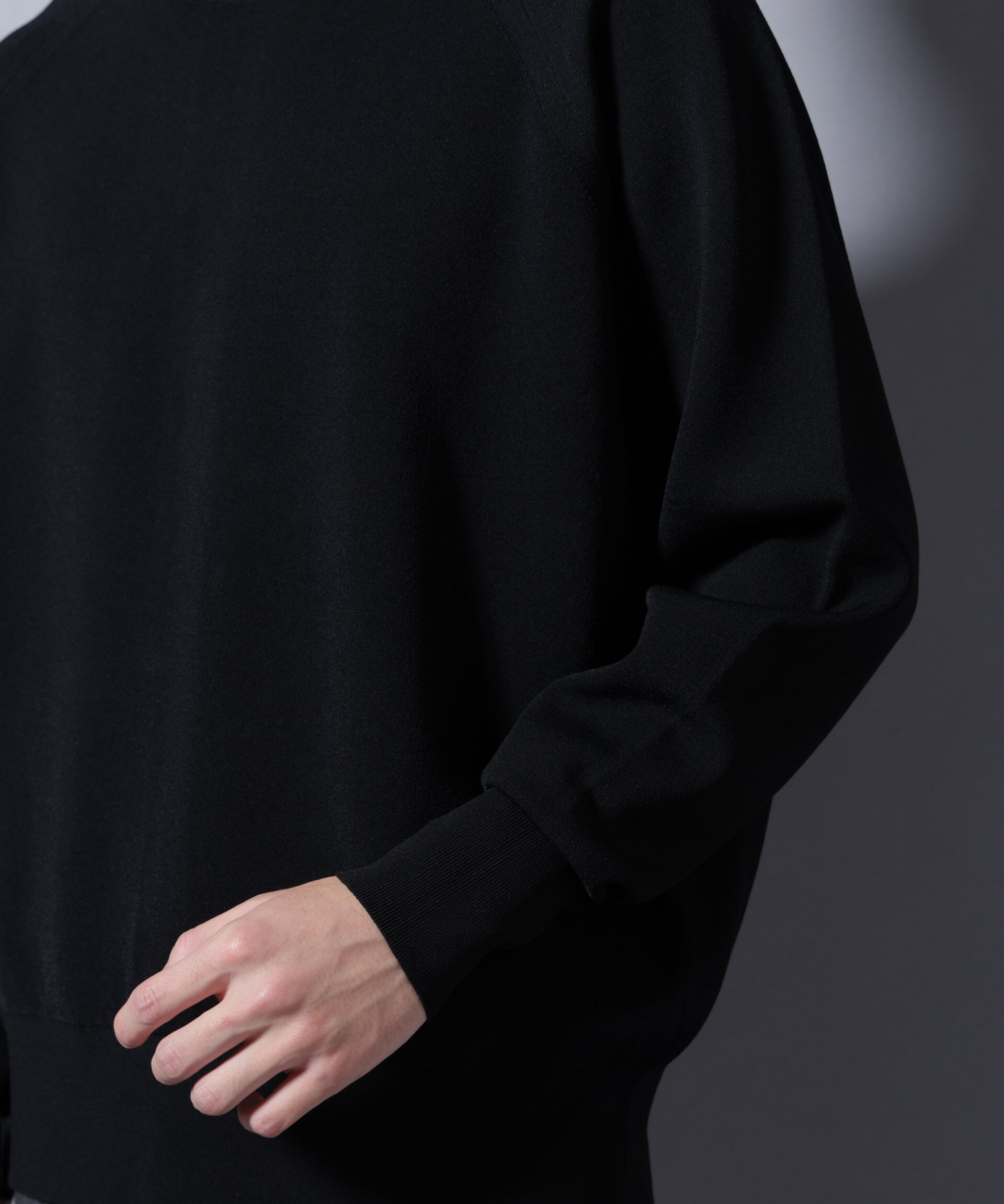 nano･universe「ELITE 7 FUNCTION W-FACE クルーネック」|ニット・セーター|